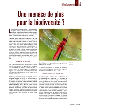 thumbnail - Une menace de plus pour la biodiversité ?