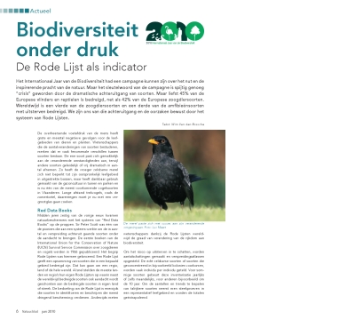 thumbnail - Biodiversiteit onder druk: De Rode Lijst als indicator